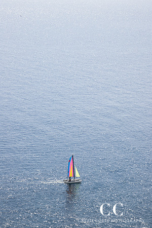 Sailing, Nice - Nautical art print by Cattie Coyle Photography