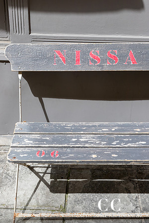 Bench, Nice, France | Cattie Coyle Photography