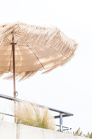Parasol and wind, Saint-Jean-Cap-Ferrat, France | Cattie Coyle Photography