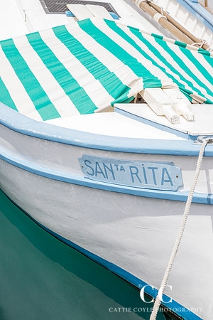 Traditional Provençal fishing boat, Nice, France | Cattie Coyle Photography