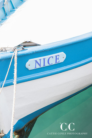 Traditional Provençal fishing boat, Nice, France | Cattie Coyle Photography