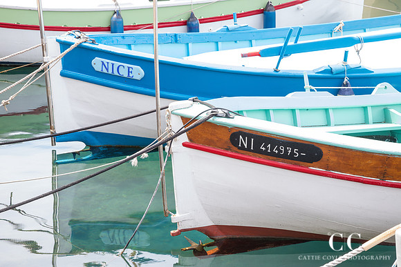 Traditional Provençal fishing boats, "Pointus" | Cattie Coyle Photography