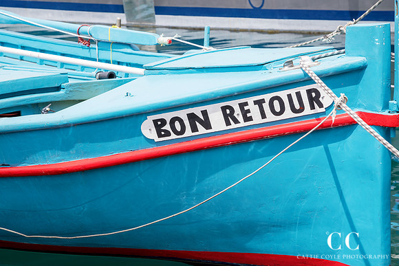 Traditional Provençal fishing boat, Nice, France | Cattie Coyle Photography