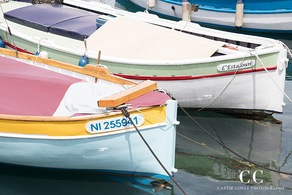 Traditional Provençal fishing boats, "Pointus" | Cattie Coyle Photography