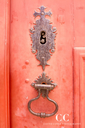 Red Door, Cascais, Portugal | Cattie Coyle Photography