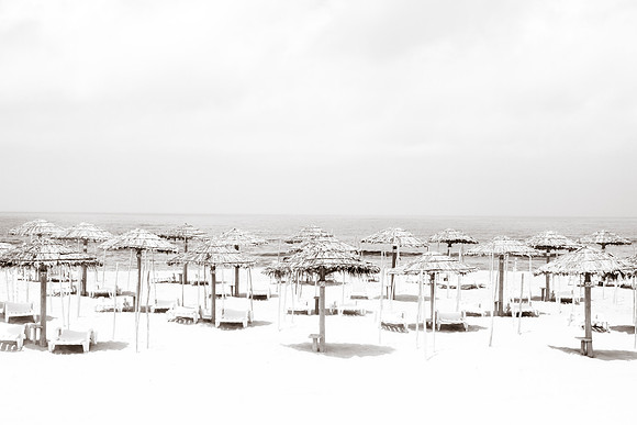 Beach Days No 3 by Cattie Coyle Photography
