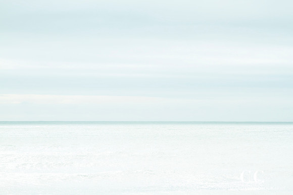 Line on the Horizon No. 2 - Fine art seascape print by Cattie Coyle Photography