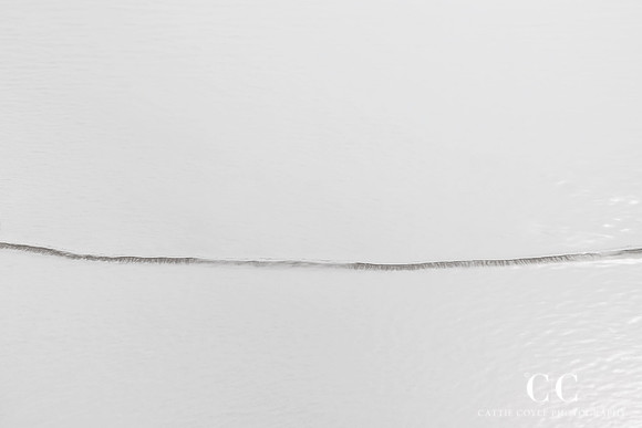Foggy Day Waves No 4 by Cattie Coyle Photography
