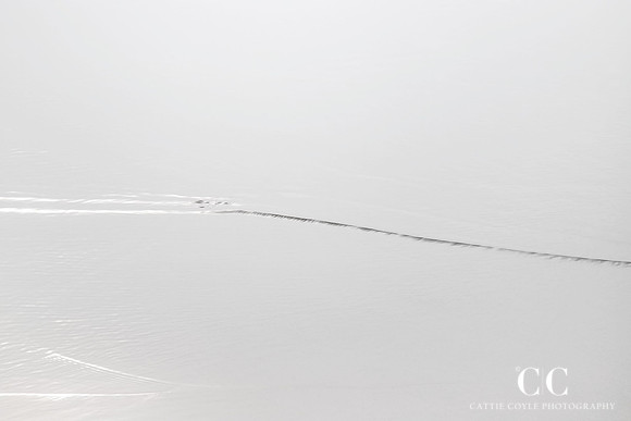 Foggy Day Waves No 2 by Cattie Coyle Photography