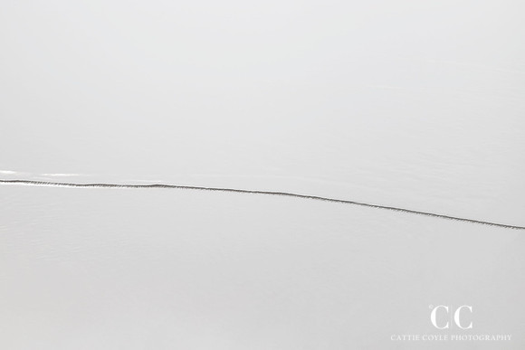 Foggy Day Waves No 1 by Cattie Coyle Photography