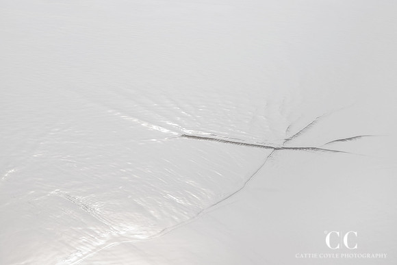 Foggy Day Waves No 6 by Cattie Coyle Photography