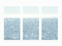 Sun Glitter - Triptych by Cattie Coyle Photography
