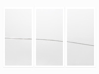 Silver Waves No. 1 - Triptych by Cattie Coyle Photography