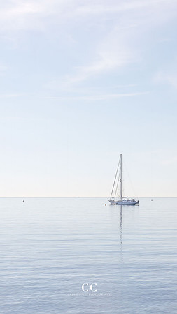 Sailboat phone wallpaper | Cattie Coyle Photography
