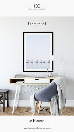 The Little Sailboats No 2 - French Riviera art print by Cattie Coyle Photography 8