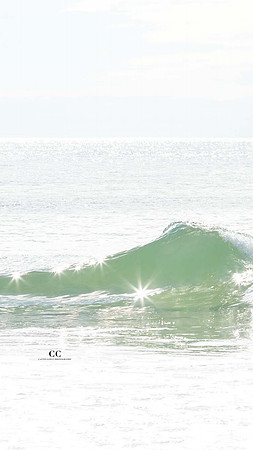 Ocean Waves No. 2 by Cattie Coyle Photography | Phone Wallpaper
